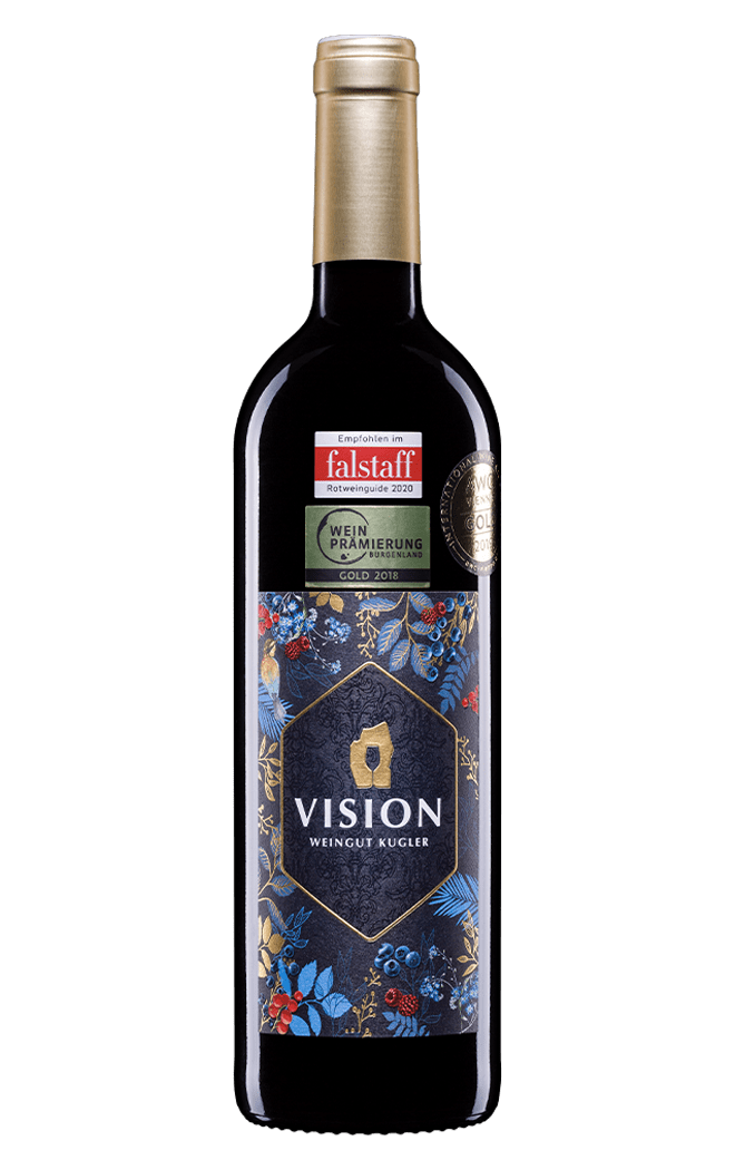 Flasche des Premium Rotwein Roesler Vision von Kugler Vinum Saxum