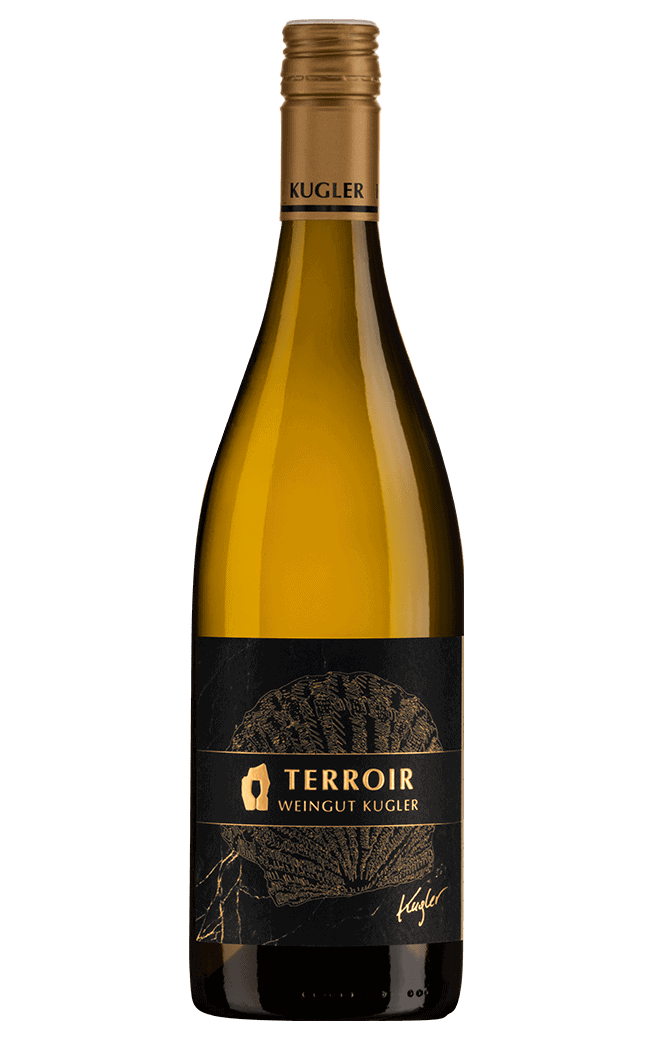 Flasche des Premium Chardonnay vom Weingut Kugler